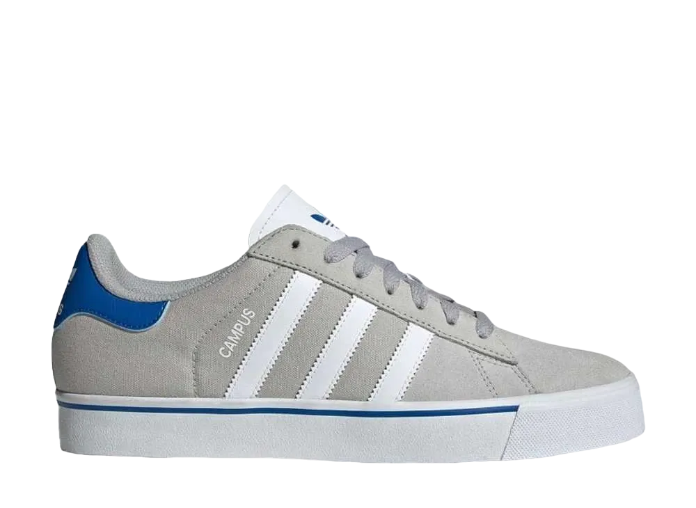 adidas Campus Vulc "Gray/Footwear White/Blue"