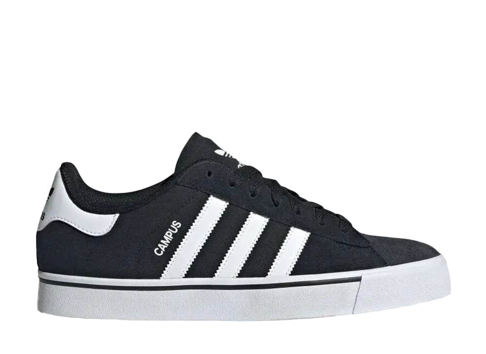 adidas Campus Vulc "Core Black/Footwear White/Gum"