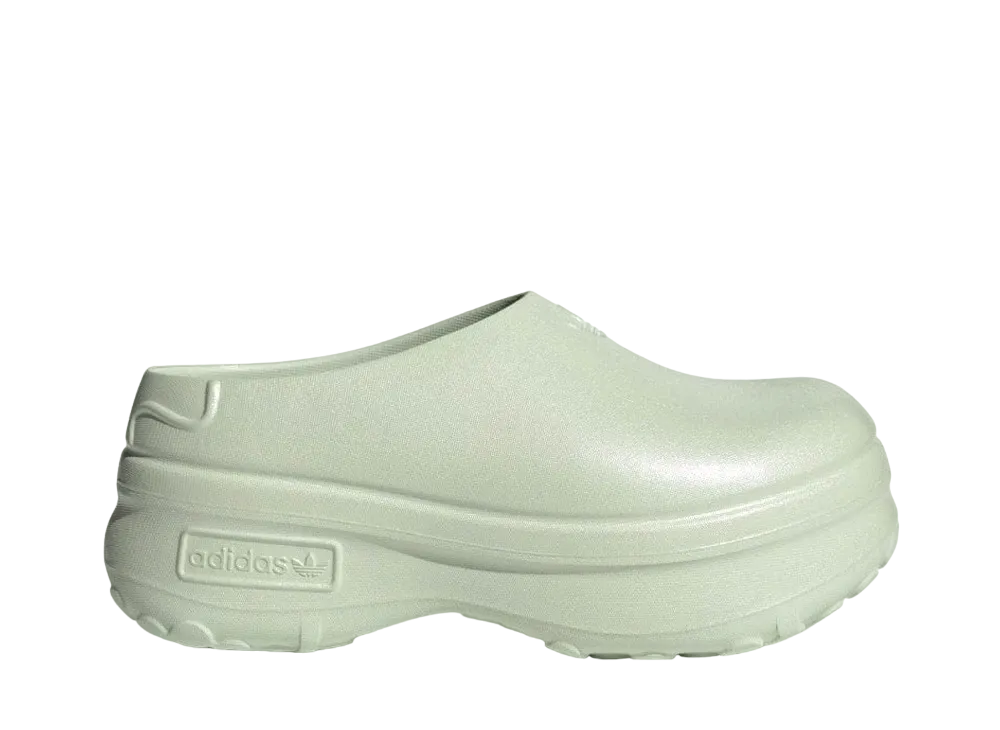 アディダス ウィメンズ アディフォーム スタンスミス ミュール "リネングリーンメタリック/フットウェアホワイト"