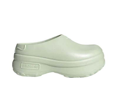 adidas Women's Adiofom Stan Smith Mules "Linen Green Metallic/Footwear White"