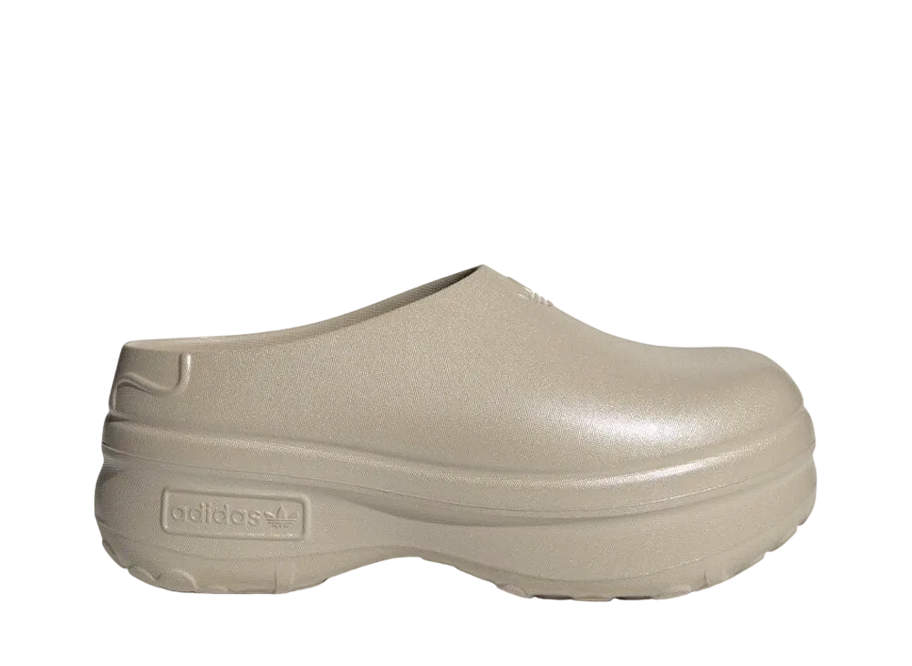 adidas Women's Adifom Stan Smith Mules "Cyber Metallic/Footwear White/Wonder Beige"