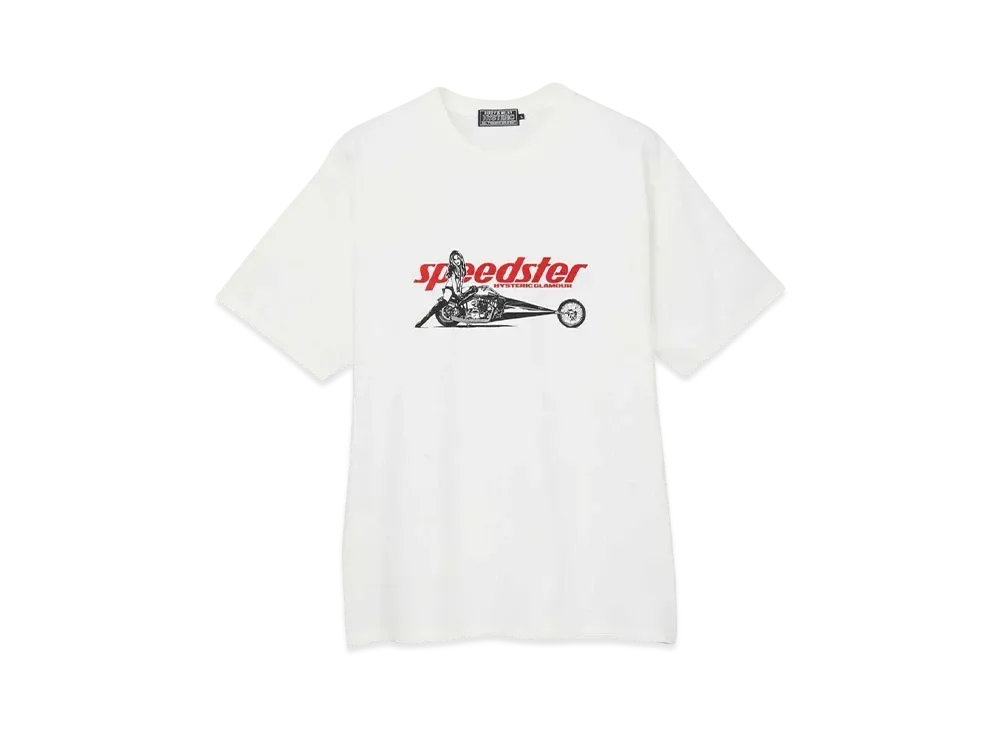 HYSTERIC GLAMOUR Speedster T-Shirt "White"
