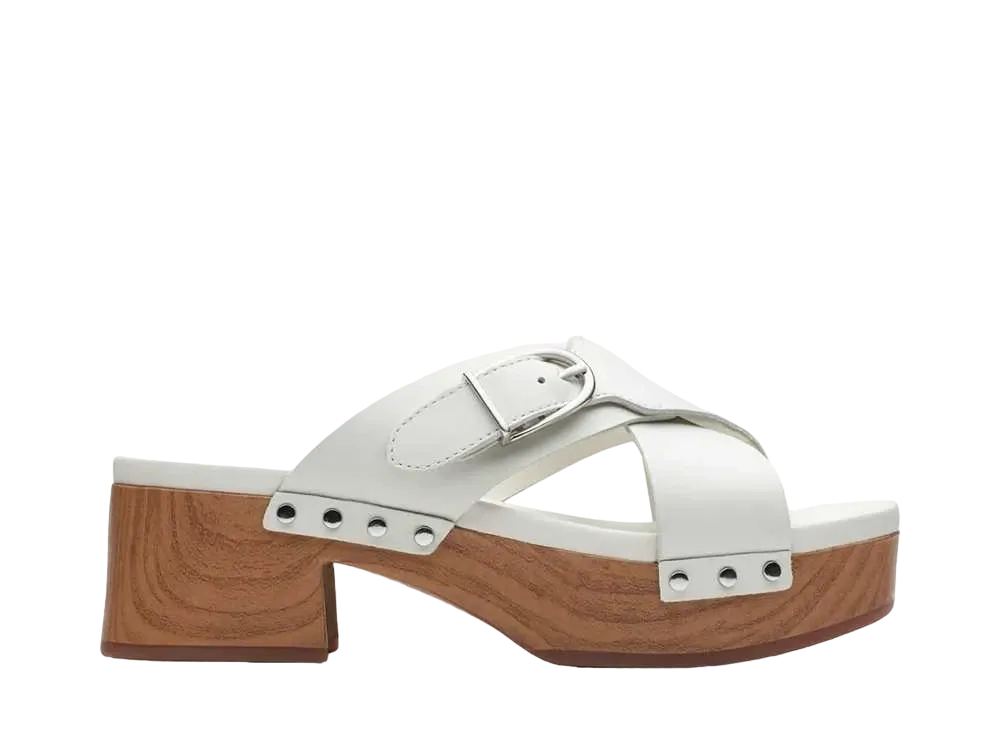 Clarks Women's Sivanne Walk "Off White Leather"
