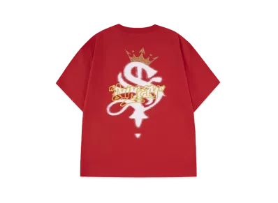 SUPPLIER x 9090 King Cross Logo Tee "RED"