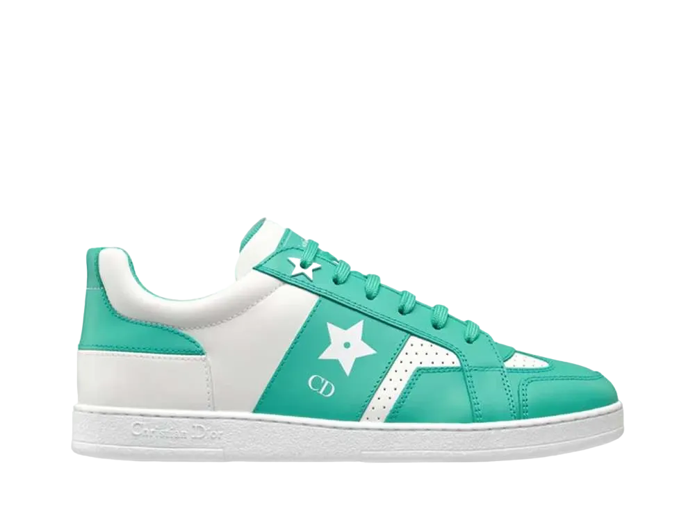 Dior Women's Dioriviera Dior Star Sneaker "White/Aquamarina"