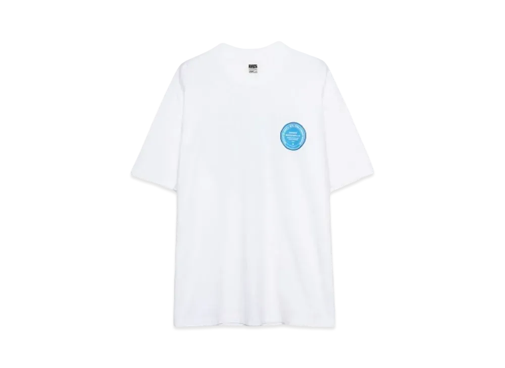 RATS CIRCLE MGM TEE "WHITE x BLUE"
