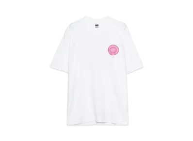 RATS CIRCLE MGM TEE "WHITE x PINK"
