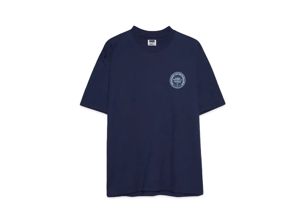 RATS CIRCLE MGM TEE "NAVY"