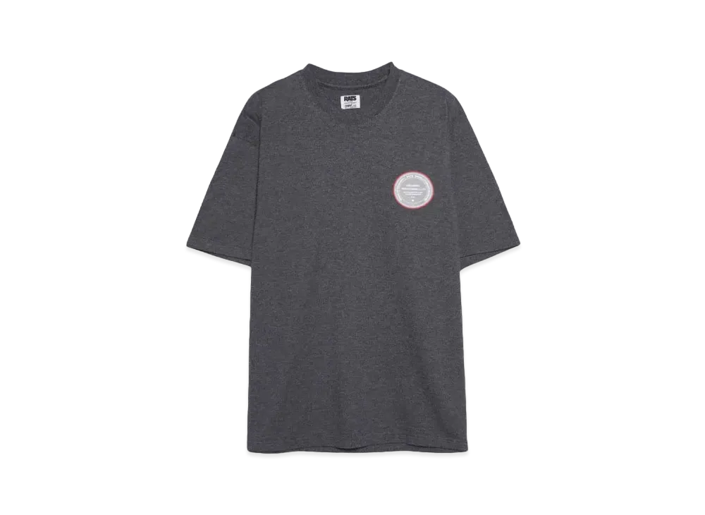 RATS CIRCLE MGM TEE "CHARCOAL"