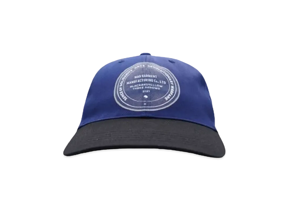 RATS BLACK VISOR DAD CAP "NAVY"