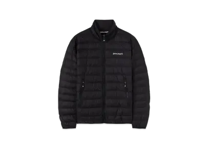 PALM ANGELS Logo Short Down Jacket "Black"