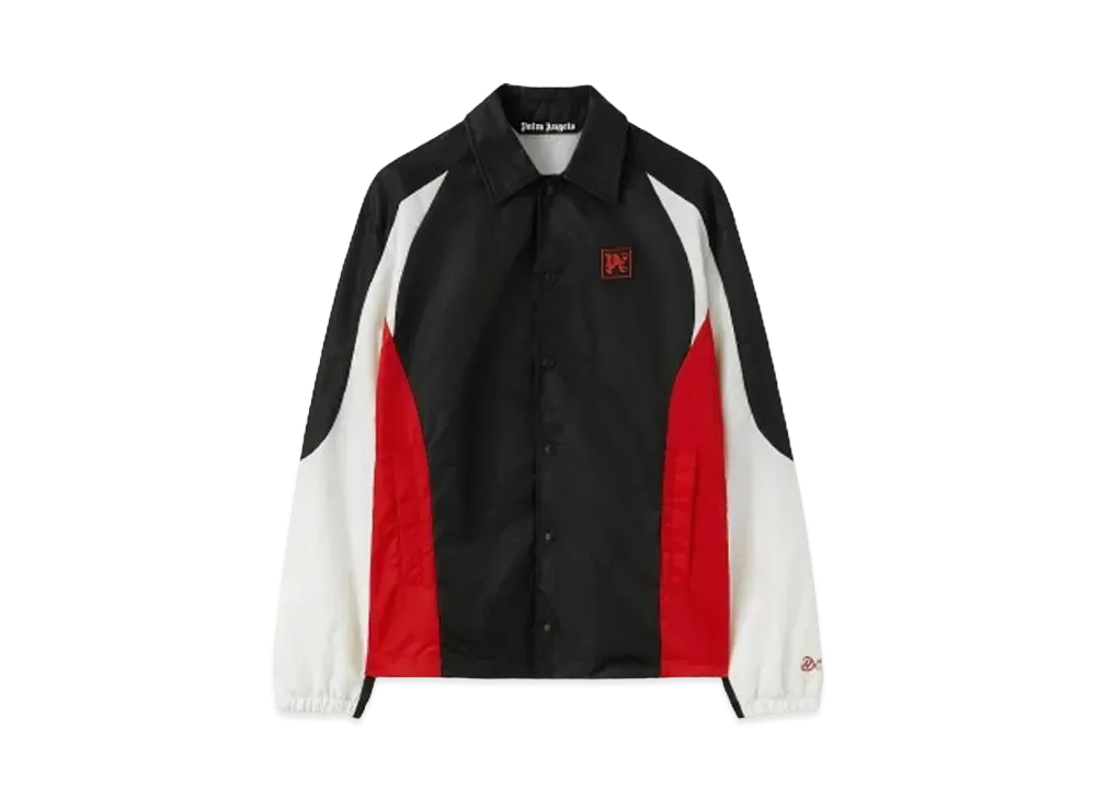 PALM ANGELS Bomber Jacket Money Gram HAAS F1 Team "Black Red"