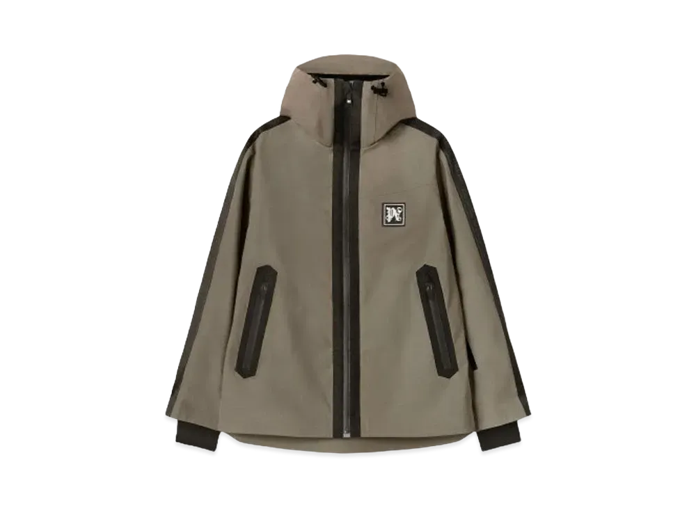 PALM ANGELS PA Reflective Ski Jacket "Silver"