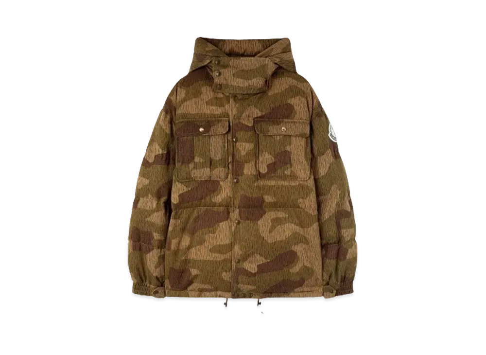 PALM ANGELS x MONCLER Genius Long Hoodie "Brown"