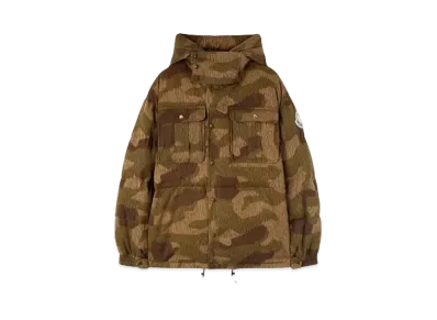 PALM ANGELS x MONCLER Genius Long Hoodie "Brown"