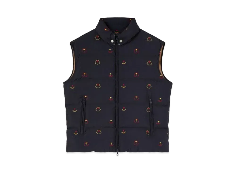 PALM ANGELS x MONCLER Genius Vest "Navy Blue"
