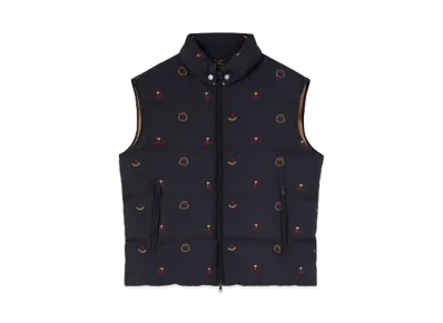 PALM ANGELS x MONCLER Genius Vest "Navy Blue"