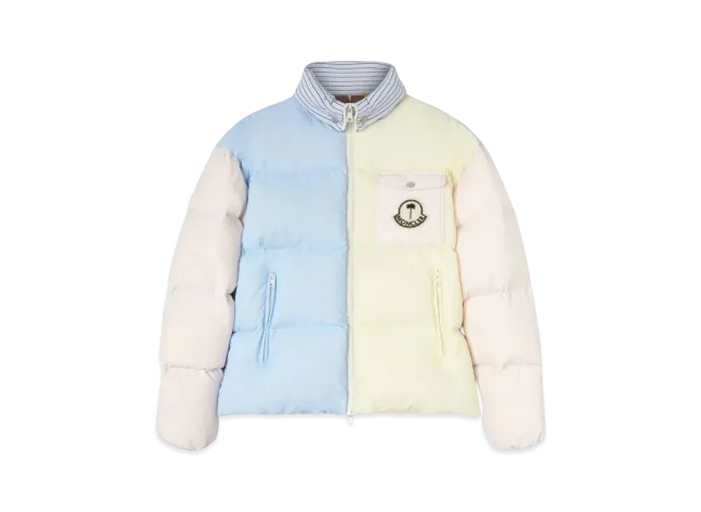 PALM ANGELS x MONCLER Genius Jacket "Light Blue Pink"