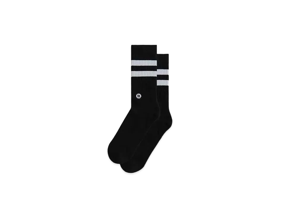 Kith Classics x Stance Crew Sock "Black / White"