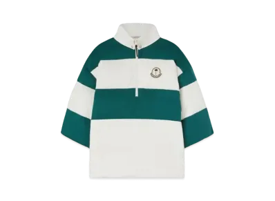 PALM ANGELS x MONCLER Genius Puffer Polo "White Green"