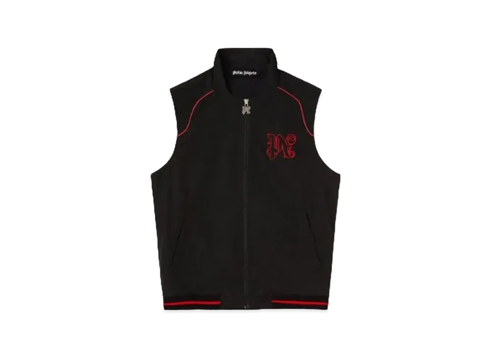 PALM ANGELS Paddock Vest "Black"