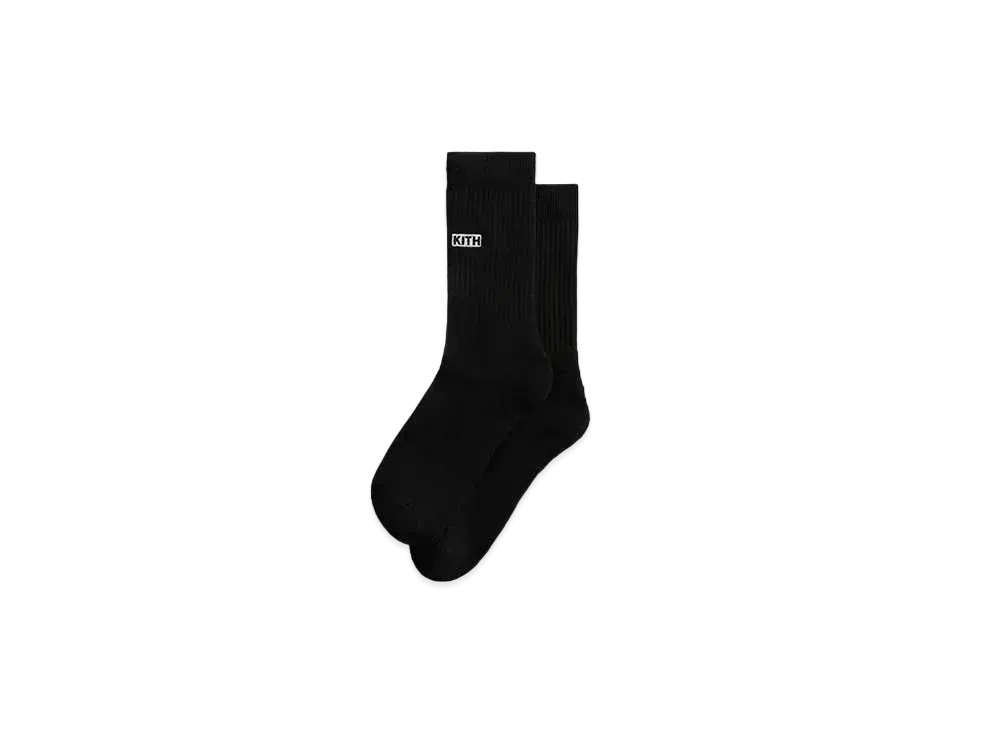 Kith Classics x Stance 2.0 Classic Crew Sock "Black"
