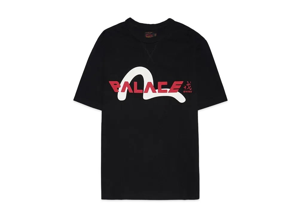 PALACE Evisu Tee "Black"