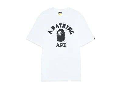A BATHING APE x GOD SELECTION XXX College Tee "White"