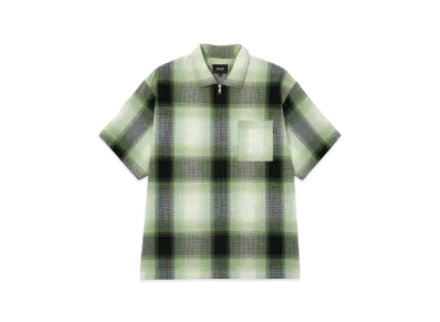 HUF Summer 24 Classic H Ombre Plaid Shirt "Clover"