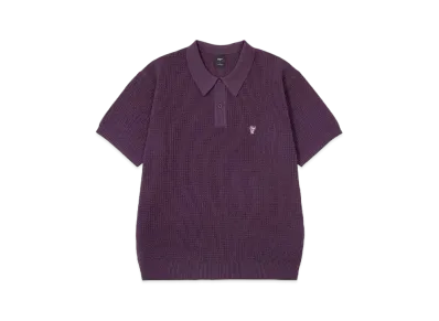 HUF Summer 24 1984 Knit Polo "Raisin"