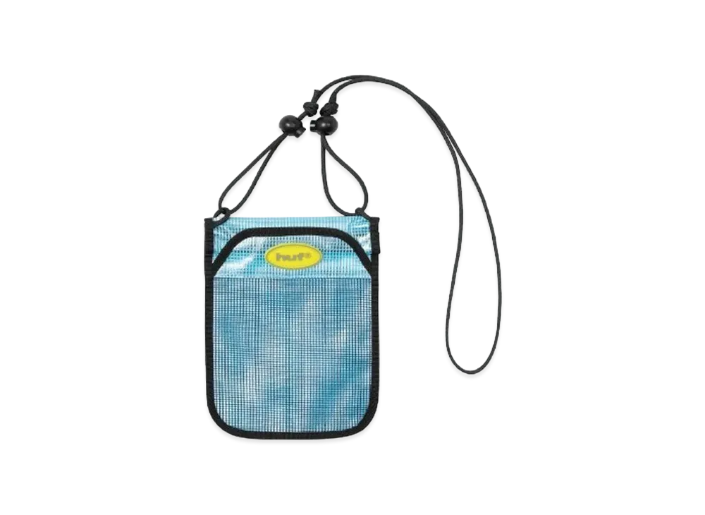 HUF Summer 24 Clear Mesh Pouch "Navy"