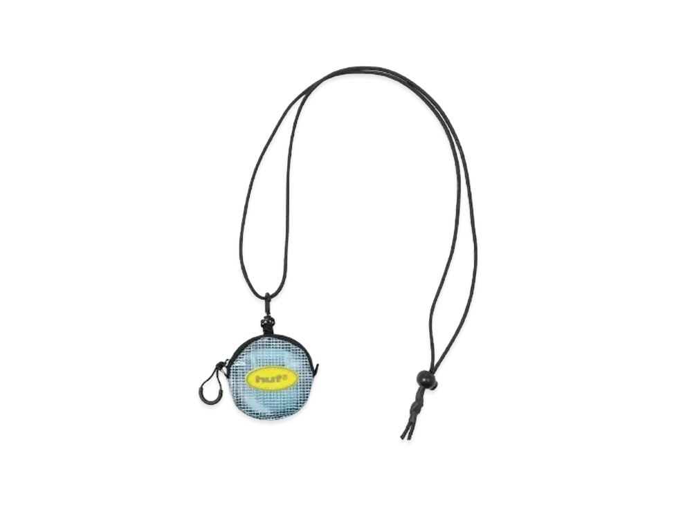 HUF Summer 24 Clear Mesh Coin Wallet "Navy"