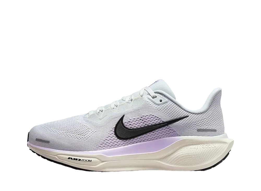 Nike Women's Air Zoom Pegasus 41 "Pure Platinum/Lilac Bloom/Platinum Tint/Black" (Extra Wide)