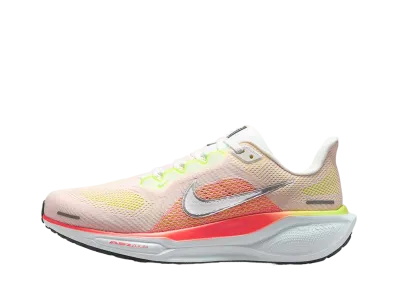 Nike Women's Air Zoom Pegasus 41 "Summit White/Bright Crimson/Glacier Blue/Chrome" (Extra Wide)