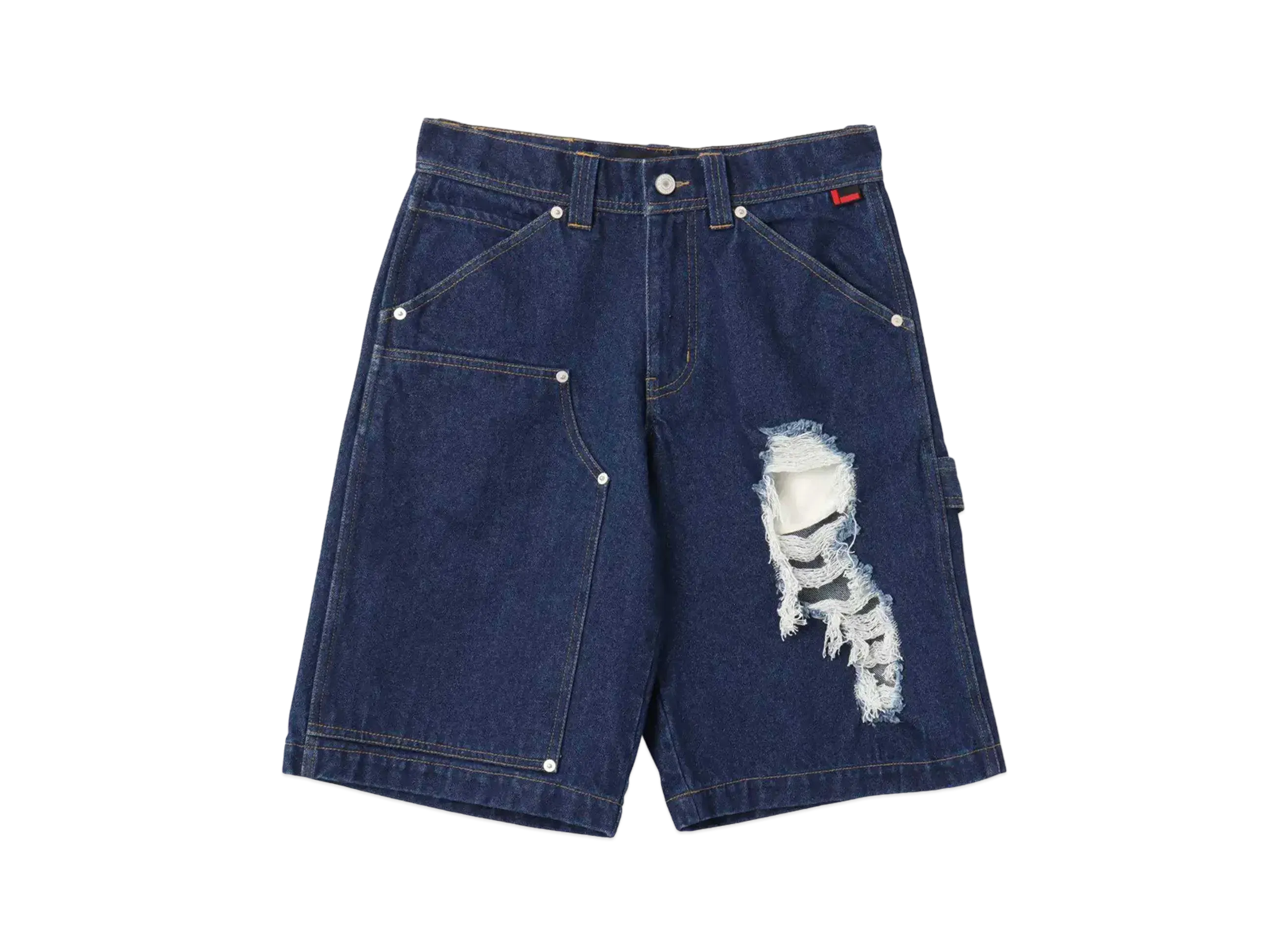 atmos pink x FUBU Denim Half Pants "Indigo"