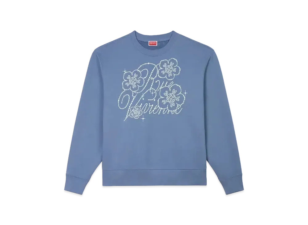 KENZO 'CONSTELLATION' Embroidery Classic Sweat "Blue"