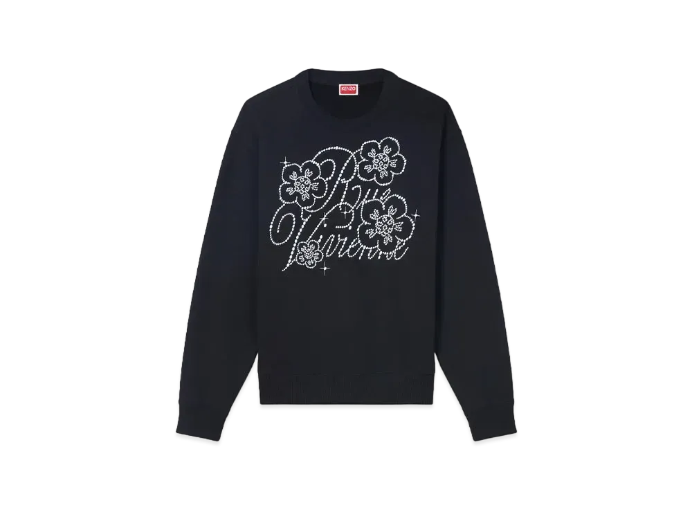 KENZO 'CONSTELLATION' Embroidery Classic Sweat "Black"