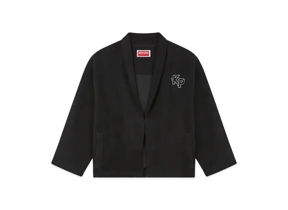 KENZO 'CONSTELLATION' Embroidery Cardigan "Black"
