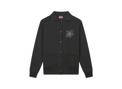 KENZO 'CONSTELLATION' Embroidery Loose Cardigan "Black"