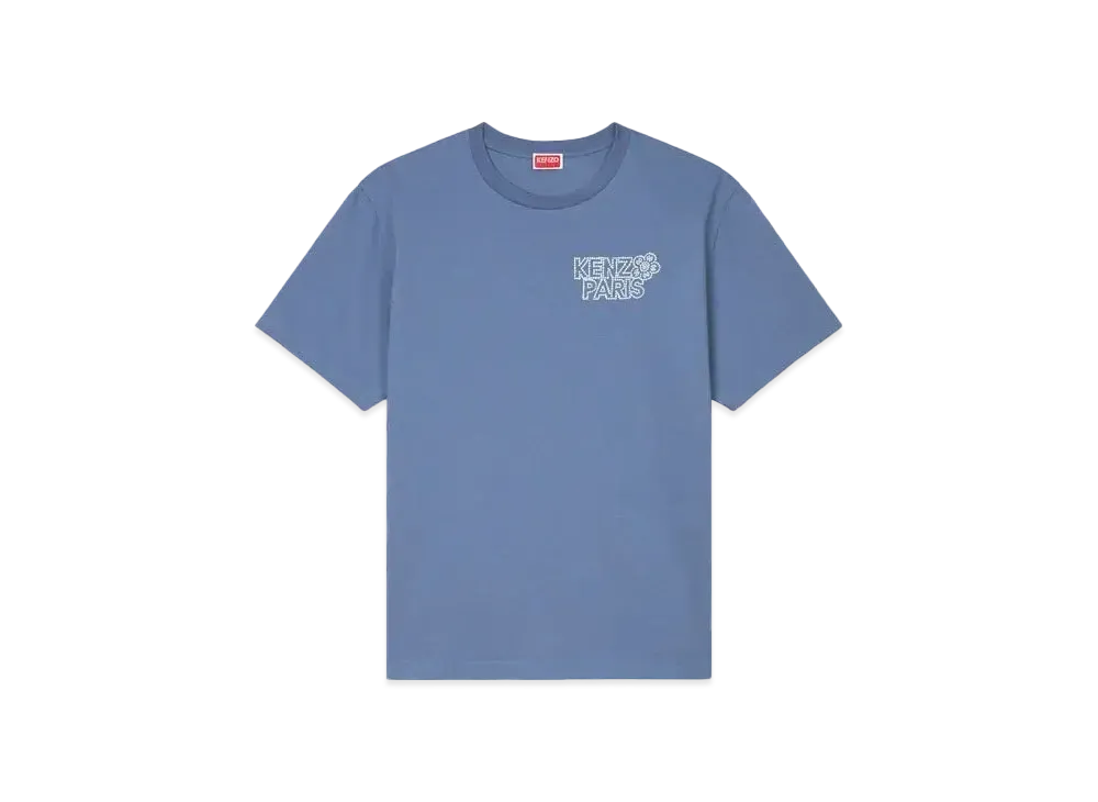 KENZO 'CONSTELLATION' Oversize Embroidery T-shirt "Blue"