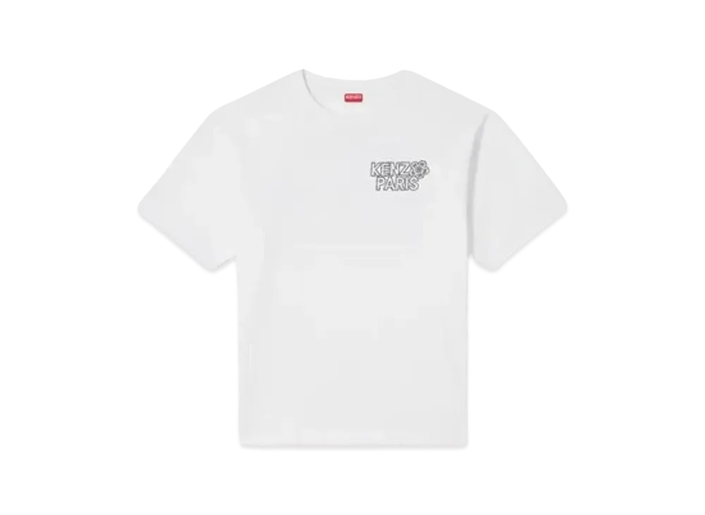 KENZO 'CONSTELLATION' Oversize Embroidery T-shirt "Off White"