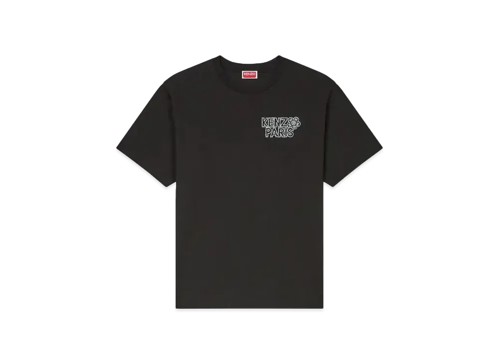 KENZO 'CONSTELLATION' Oversize Embroidery T-shirt "Black"