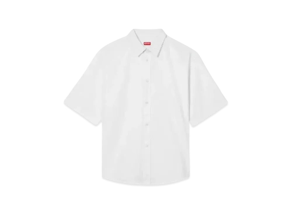 KENZO 'WEAVE' Casual Shirt "White"