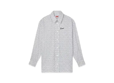 KENZO 'WEAVE' Oversize Shirt "White"