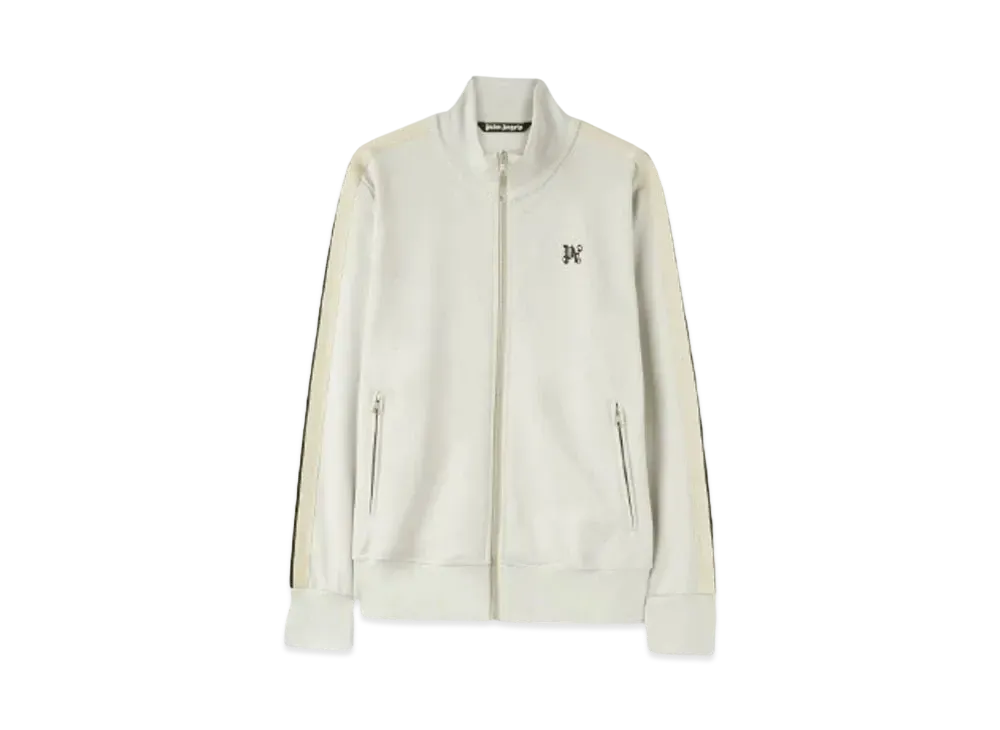 PALM ANGELS Monogram Track Jacket "Light Grey"