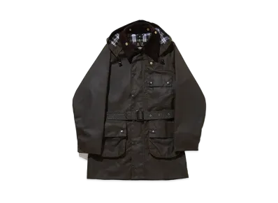 Barbour x ANK Solway Zipper Solway Zipper Wax Cotton Mid-Length Jacket (Regular Fit) "Olive"