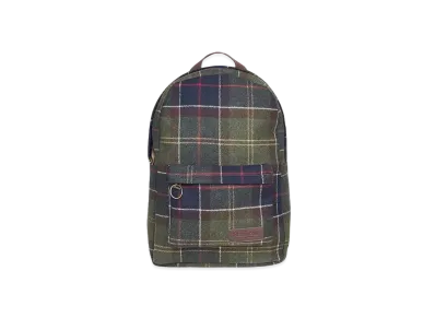 Barbour Carbridge Tartan Wool Backpack "Green"