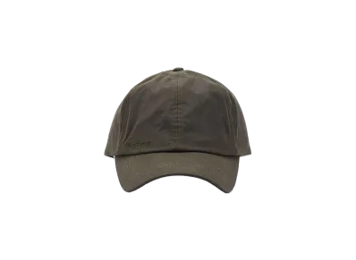 Barbour Wax Cotton Baseball Cap "Olive"