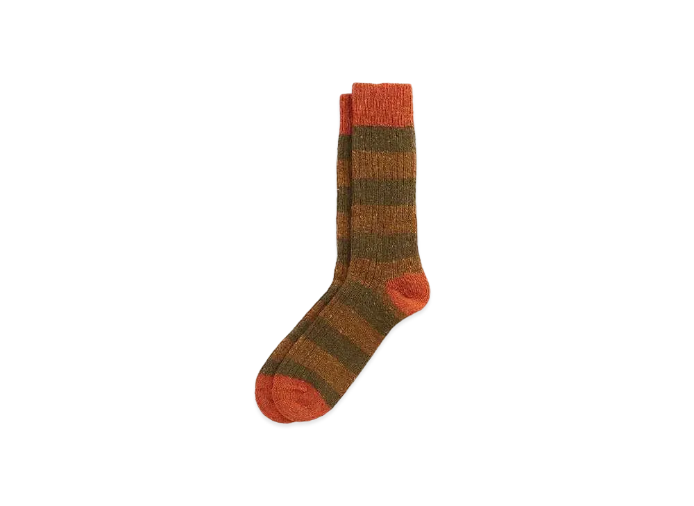 Barbour Horton Border Socks "Brown"