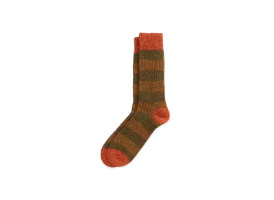Barbour Horton Border Socks "Brown"